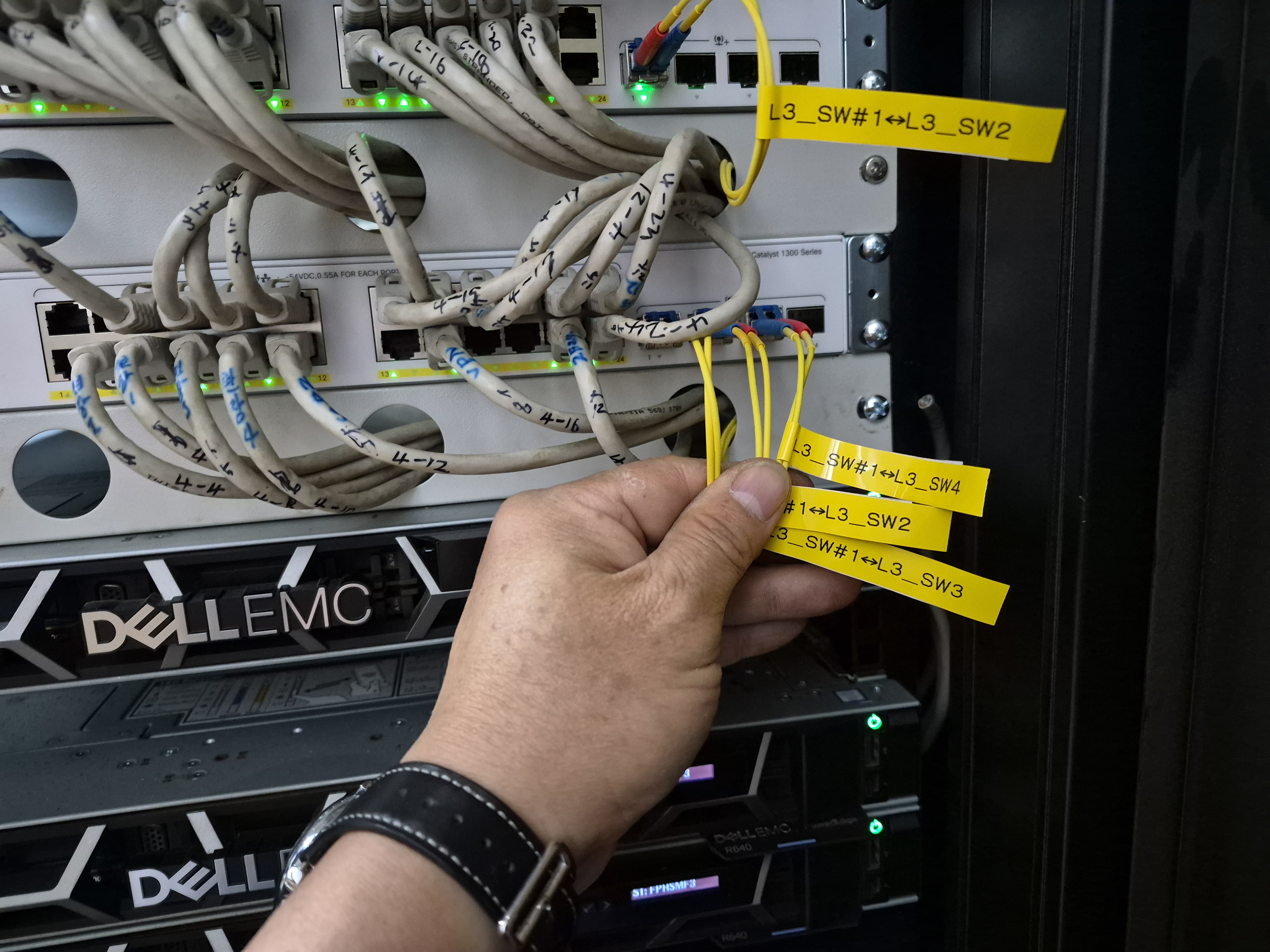 레이져센터 Cisco L3스위치허브 설치 및 Config 수리·현장 사진 6