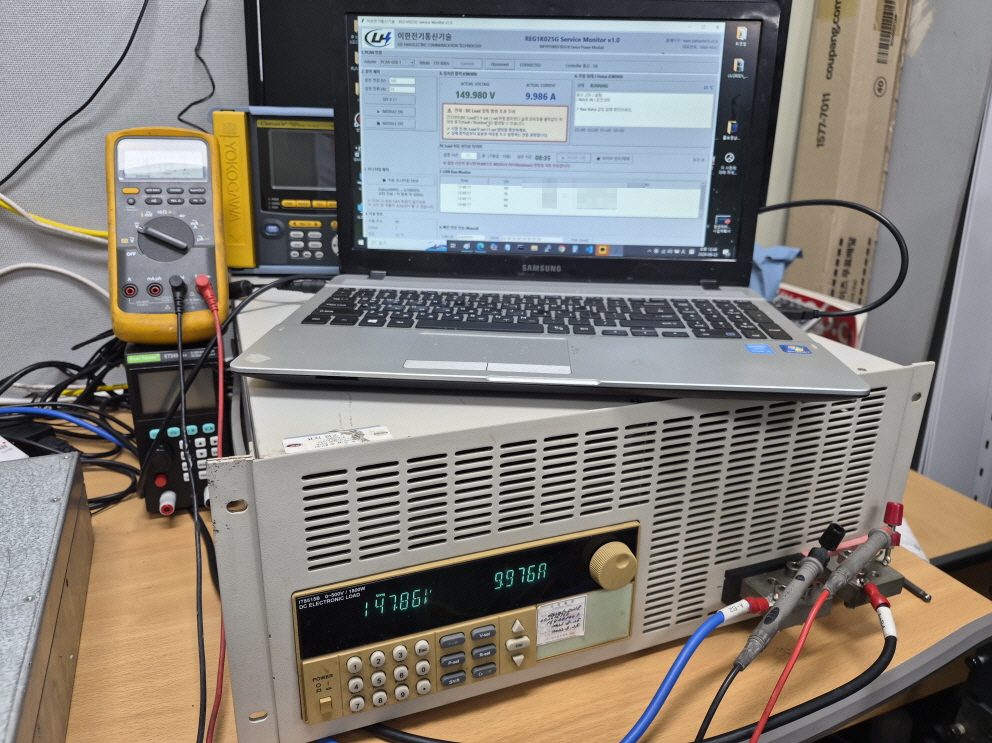 InfyPower REG1K025G 전기차 충전기 파워모듈 수리 및 부하 테스트 수리·현장 사진 2